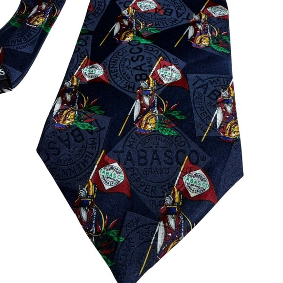 TABASCO Hot Sauce Silk Tie - Picture 3 of 5
